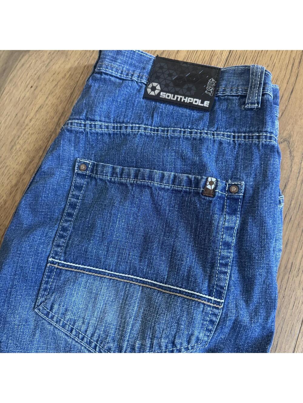 Y2K Southpole Men's Denim Shorts Size 44